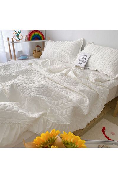 Choice 150x200cm-quilt 1pc 1 Korean Style Quilted Summer Quilt Blanket Lightweight Cooling Air-conditioning