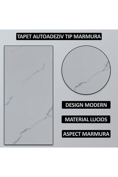 NEXTLY Set 10 X Tapet Autoadeziv Imitatie Marmura , Waterproof, Ajustabil, Adeziv Puternic, Usor