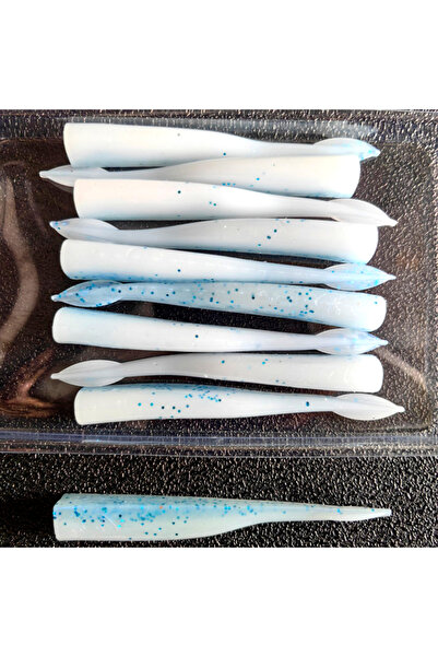 Choice C 10pcs 10pcs/pkt Swim Bait Soft Fishing Lure 7.5mm 2.1g Jig head hook...