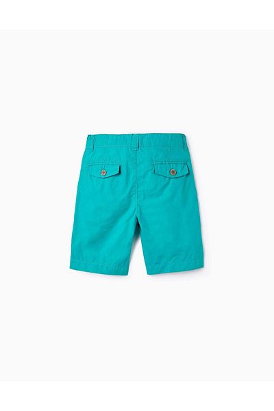 Ziddy Cotton Chino Shorts for Boys 'Midi', Green