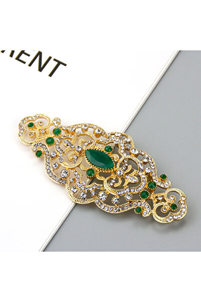 Choice 382green Sunsems Chic Morco Crystal Women Broh Gold Color Arabic Flowe...