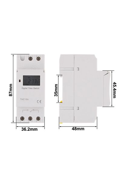 Choice 1no1nc 110-220v 1pc Electronic Weekly 7 Days Programmable Digital Timer Switch Relay Control 220v 23
