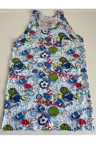 H&S STORE Passion Boy 6-Pack Singlet Patterned Animal Figure Fun Comfortable