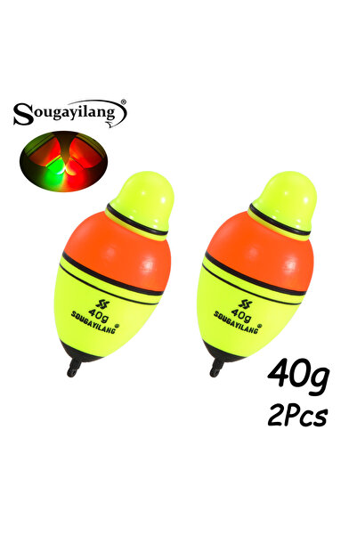 Choice عوامات أسماك مضيئة من سوجاييلينج 40 جرام، قطعتان مع 6 خيارات للحجم، مص...