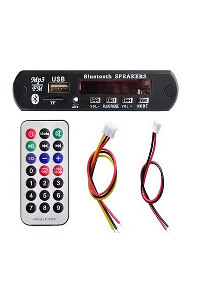 Si Tai&SH Mp3 1set Standard Wireless Bluetooth 12v Mp3 Wma Decoder Board Audio Module Tf Usb Radio For Car