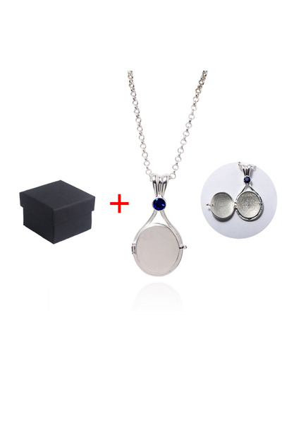 Choice قلادة حورية البحر الزرقاء العصرية القابلة للفتح والإغلاق من H2O Shell ...