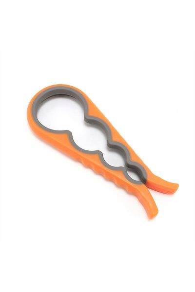 Choice Orange 1/2pcs Multifunctional Cap Opener Four-in-one Cap Opener Can Opener Labor-saving Cap Opener K