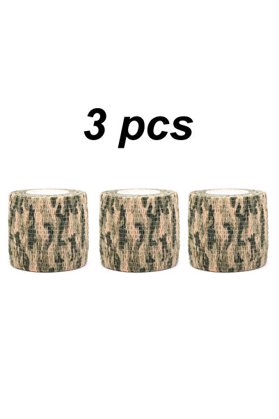 COYOCO 5 سم × 4.5 متر، 3 قطع 1/3/6 قطع ضمادة مرنة ذاتية اللصق للتمويه، ضمادة ...