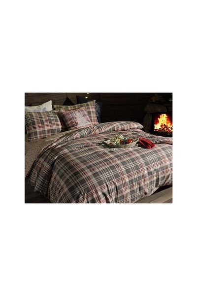 Bellona Wendy Double Flannel Bedding Set - Multicolor Plaid