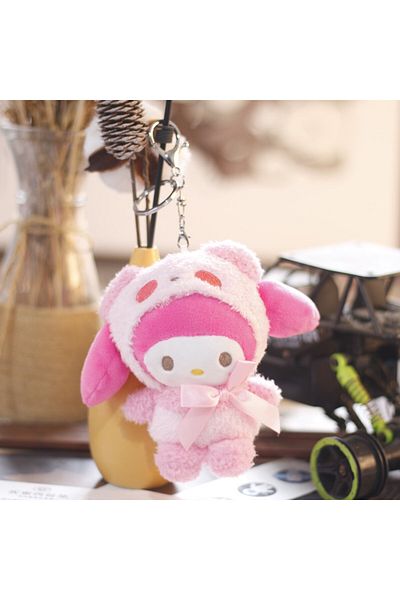 Choice Red 12cm Sanrio Kawaii Hello Kitty Kuromi Plush Doll Toys Pendant Cute Plush Keychain Bag Pendant Ch