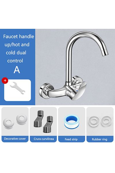 Choice Up A Into The Wall Kitchen Faucet Hot and Cold Wash Basin Sink Laundry Basin Balcony Wash Basin All
