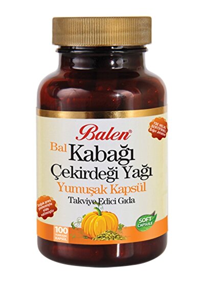 Balen Pumpkin Seed Oil Palin 100 Capsules x 1380mg Pumpkin Seed Oil Capsule.
