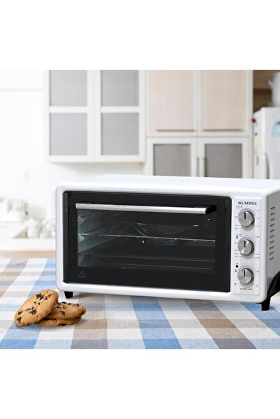 KUMTEL Beyaz Turbo 40 Litre Mini Fırın Lx-3525