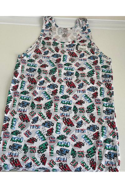 H&S STORE Boy's 6-Piece Undershirt Patterned Fun and Comfortable