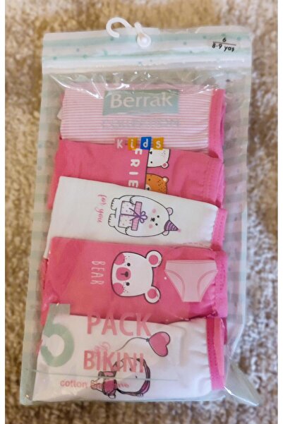 Berrak 5 Pcs Kids Briefs 8-9 YEARS 100% Cotton