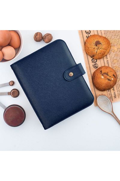 Fulique Recipe Book Navy Blue