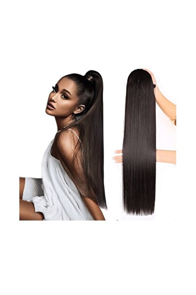 animis beauty Extensie de par tip Coada par SATEN, 80 cm, dreapta, par lung, fibra sintetica cu aspect natural