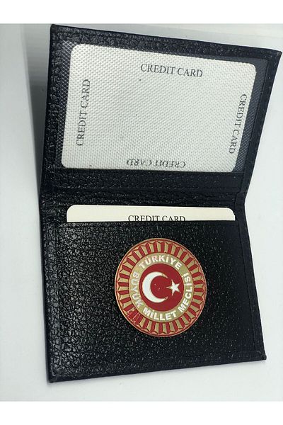 Trendcüzdan Tbmm Türkiye Grand National Assembly Id Card Holder Genuine Leather