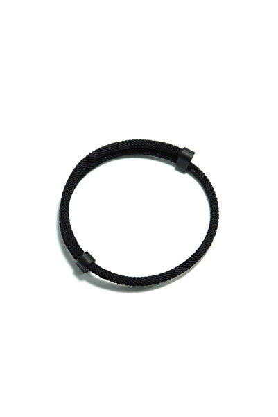 Choice Black Adjustable Rope Bracelet Men Women Minimalist Friendship Braclet...