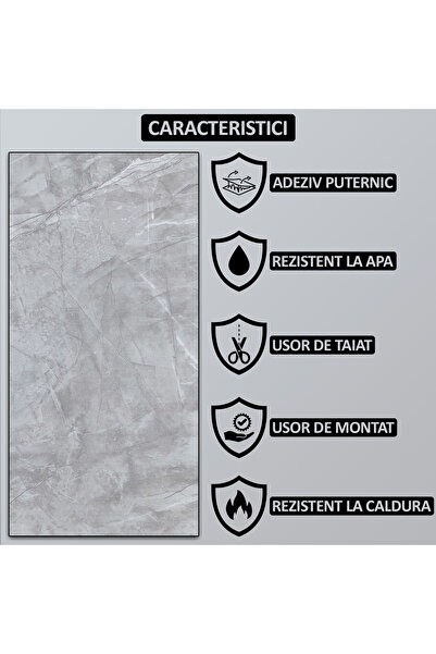 NEXTLY Σετ 20 αυτοκόλλητων ταπετσαριών απομίμησης μαρμάρου, αδιάβροχες, ρυθμιζόμενες, ισχυρές, κολλητικές, ελαφριές