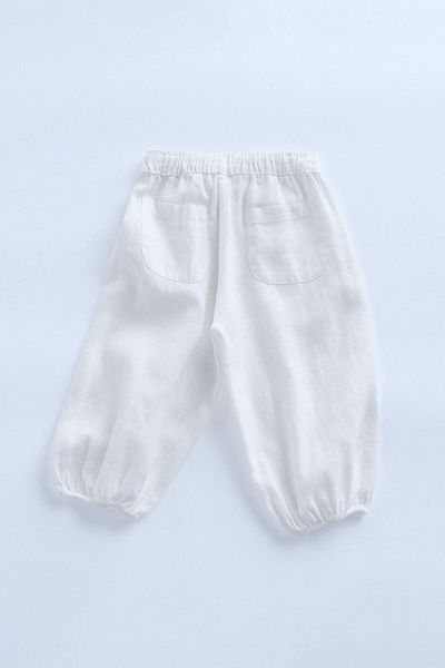 GAist Kids Baby Unisex Children's Loose Cut Summer Linen Trousers