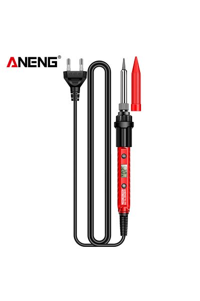 ANENG SL105 Red EU Plug ANENG SL104/SL105 Electric Soldering Iron Professional Digital Display Adjustable