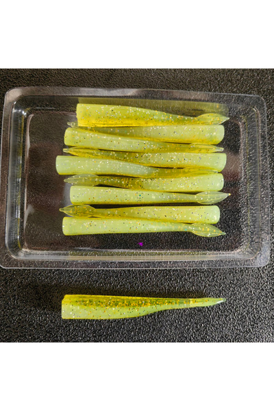Choice D 10pcs 10pcs/pkt Swim Bait Soft Fishing Lure 7.5mm 2.1g Jig head hook...