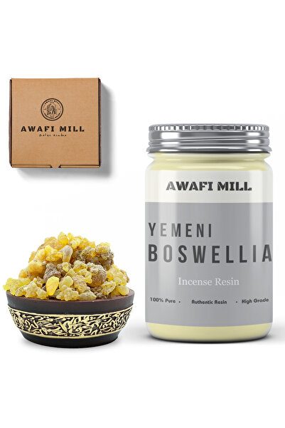 AWAFI MILL بوسويليا مشرشرة يمنية | اللبان - زجاجة 100 جرام / 3.5 أوقية