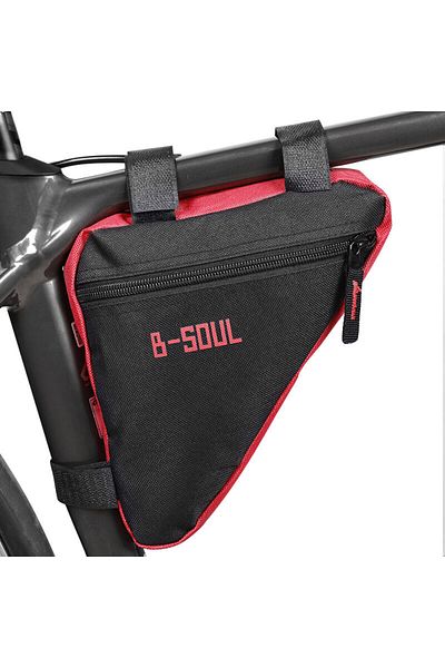Choice Red Mountain Bike Bag Triangle Waterproof Cycling Bag Front Tube Frame Bag Bicycle Accessories