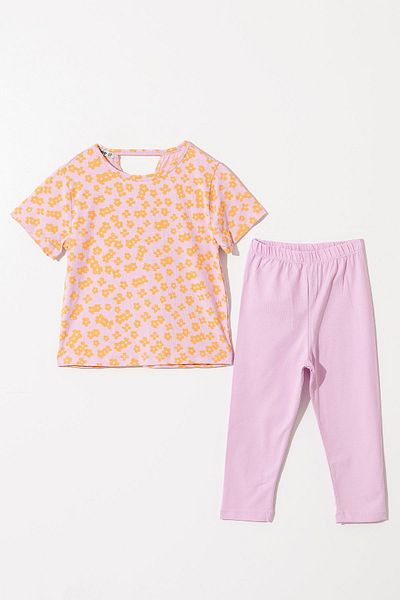 HAUSEkids 6-9 Years New Daisy Relaxe Girl's Suit-Lilac