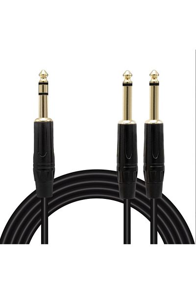 Ezgi Kretz Ld390B 2X 6 3 mm Mono Male - 6 3 mm Stereo Male 3 Meter Cable