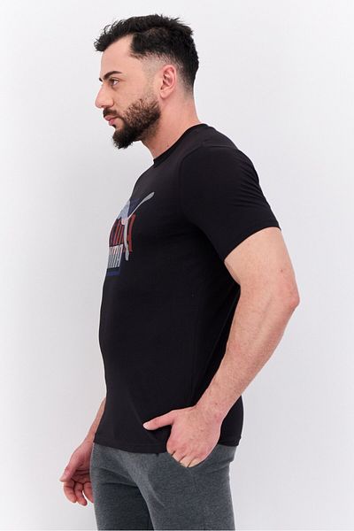 Puma Men Sportswear Fit Short Sleeve Outdoor T-Shirt, Black