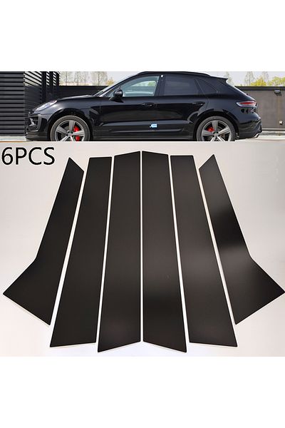 Choice Fit For Porsche Porsche Macan 2014-22 Black Pillar Posts Door Window Trim Cover