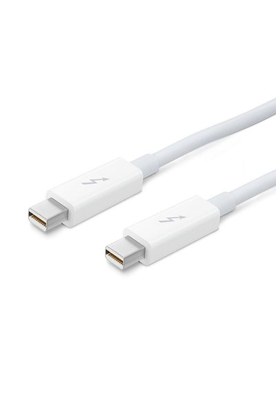 Apple Thunderbolt Cable 0.5M Type C-Type C, Fast Data Transfer – White