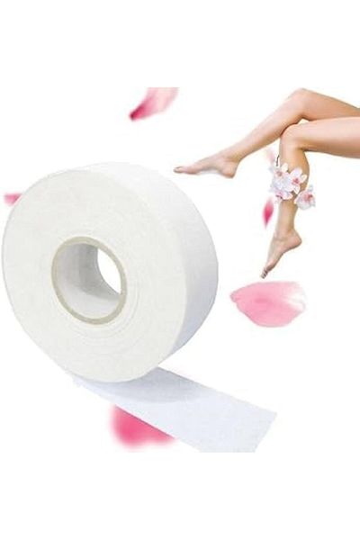 LA PERLA TECH Disposable White Body Hair Removal Waxing Paper Roll - Non-woven