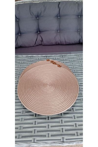 Life For You American Service 6 Pcs 32cm Plate A.Brown&Gold Runner