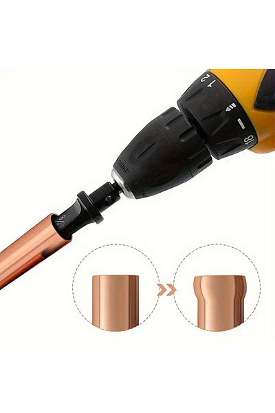 Choice Tube Expander 5 In 1 Copper Tube Expander Air Conditioner Copper Pipe Swaging Tools Hex Shank Ele...