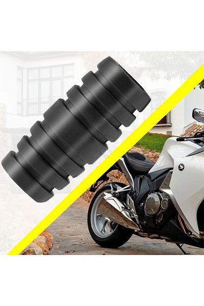 Gmarty Black 1pc Rubber Black 3-5cm Universal Motorcycle Gear Shift Lever Pedal Foot Pad Rubber Cover R1 R6