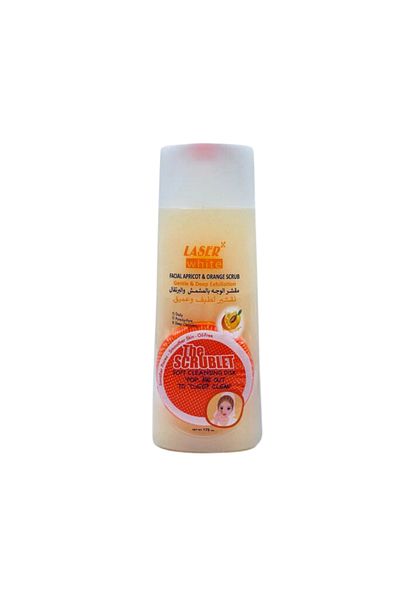 LASER WHITE Laser White Gentle Facial Scrub with Apricot & Orange 175ml