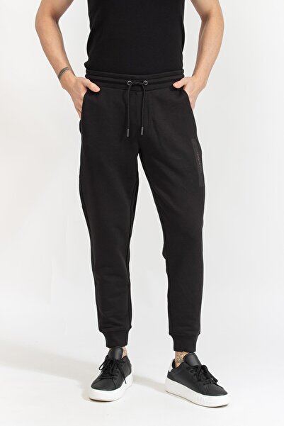 Calvin Klein Erkek Regular Fit Günlük Siyah Eşofman Altı