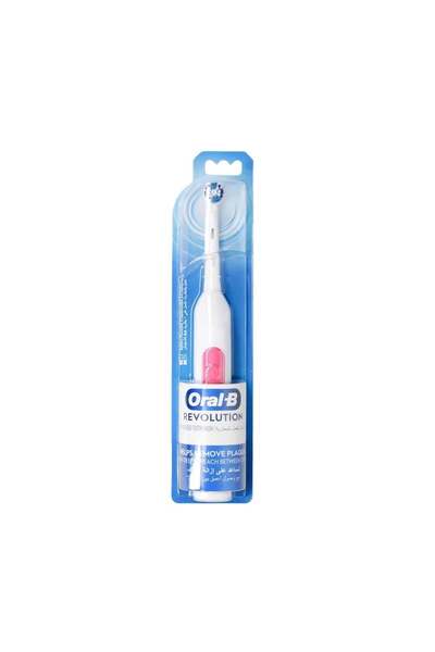 Oral-B فرشاة أسنان أورال-بي ريفوليوشن تعمل بالبطارية