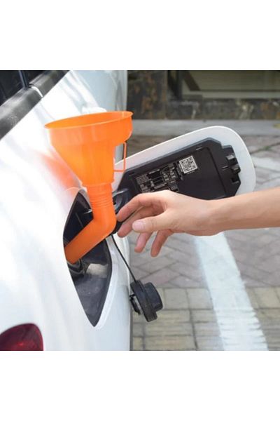 Choice Refueling Funnel With Filter Motorcycle Refuel Gasoline Engine Oil Funnel Moto Car Long Mouth Fun...