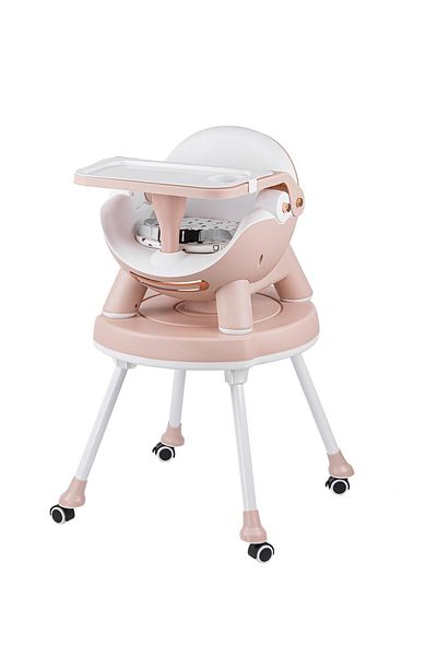 ABYZ Multifunctional 3 in 1 baby dining chair, pink color