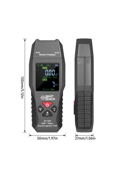 Choice A Smart Sensor St1393 Emf Meter Electromagnetic Field Emf Detector Handheld Digital Lcd Electromagn.