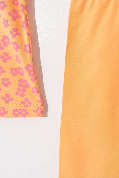 HAUSEkids 6-9 Years New Daisy Relaxe Girl's Suit-Orange