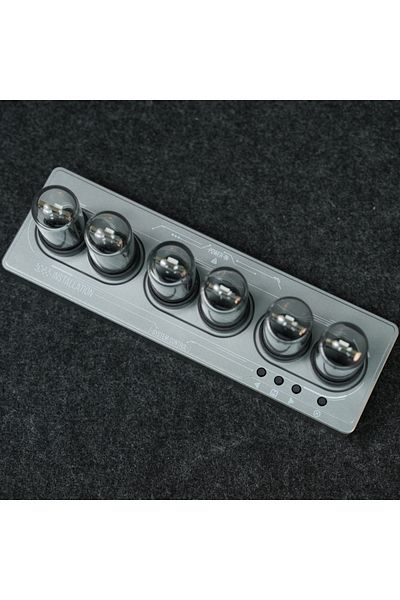 Choice SILVER WIFI Control IPS Nixie Tube Alarm Clock with Colorful RGB Lights for Game Room Decoration.DIY