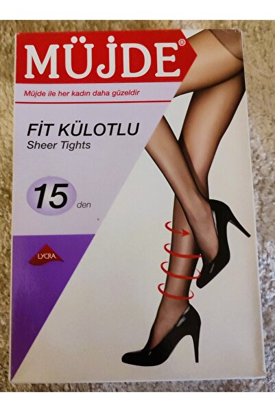 Müjde Fit Külotlu Çorap Sheer Tights 3'lü Paket Siyah