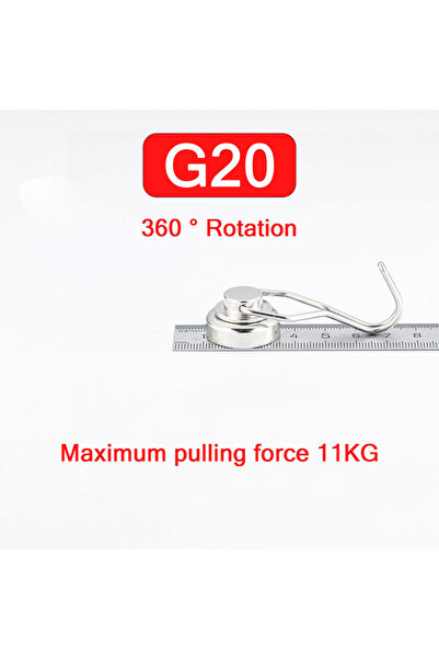 Choice SNG20-6 قطع خطافات دوارة مغناطيسية 30 رطل، 10 خطافات مغناطيسية نيوديمي...