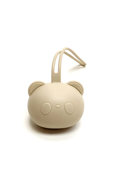 Choice حقيبة مصاصة على شكل دب بيج، حقيبة تنظيم الغبار من السيليكون، حقيبة سلس...