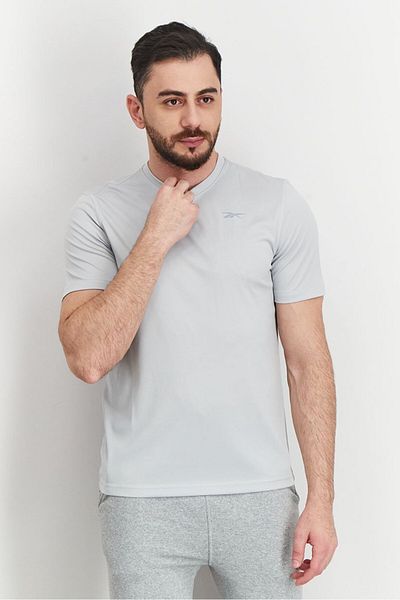 Reebok Men Sportswear Fit Short Sleeve Training T-shirt, Grey